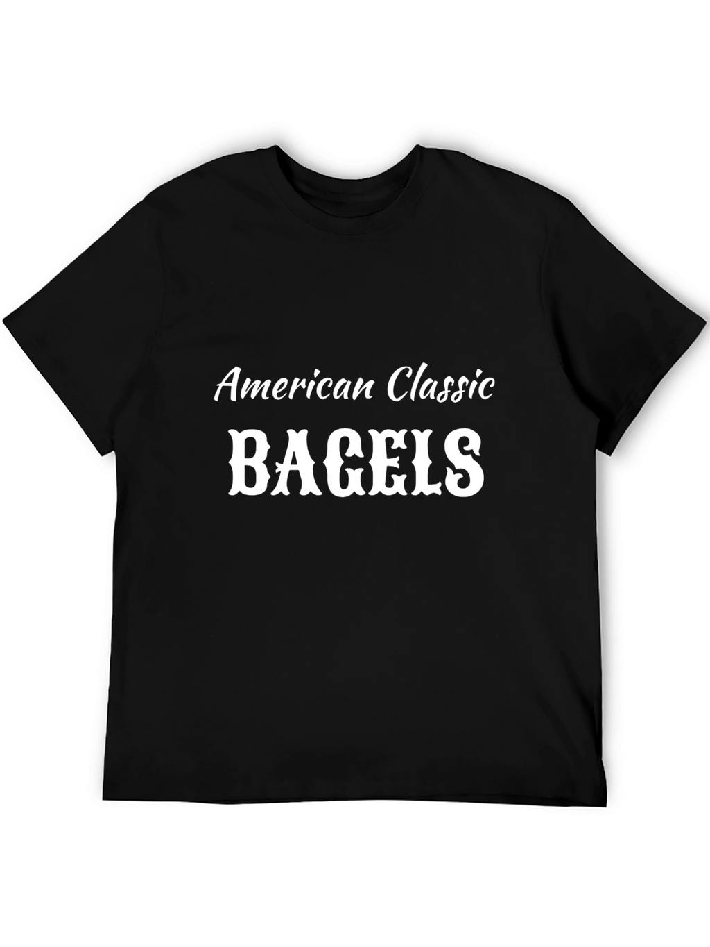 American Classic Bagels Black T-Shirt