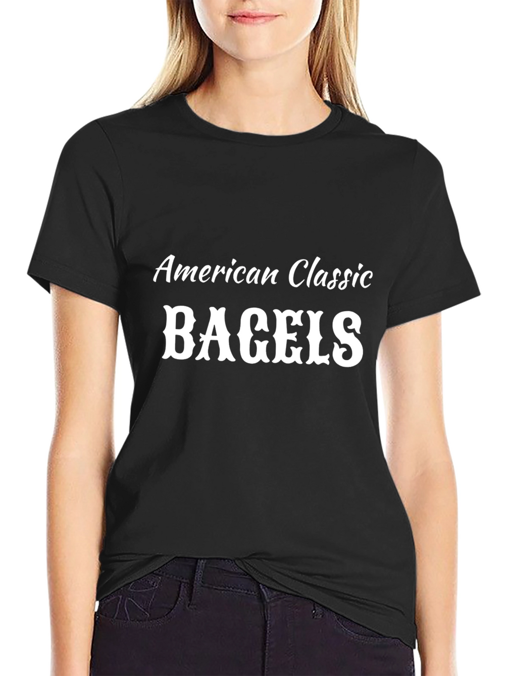 American Classic Bagels Black T-Shirt