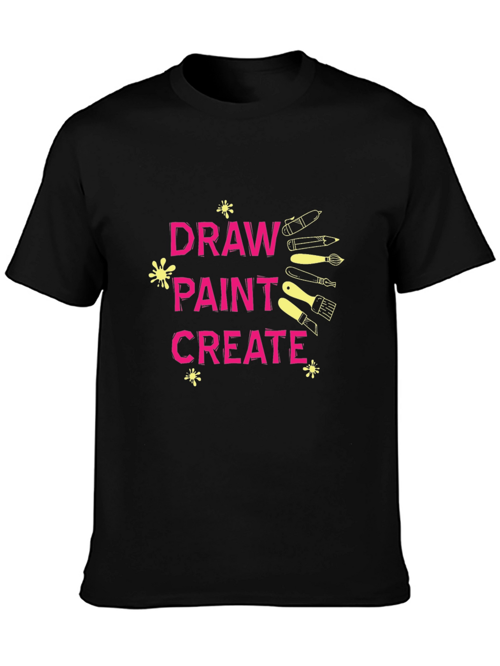 Draw Paint Create Graphic T-Shirt