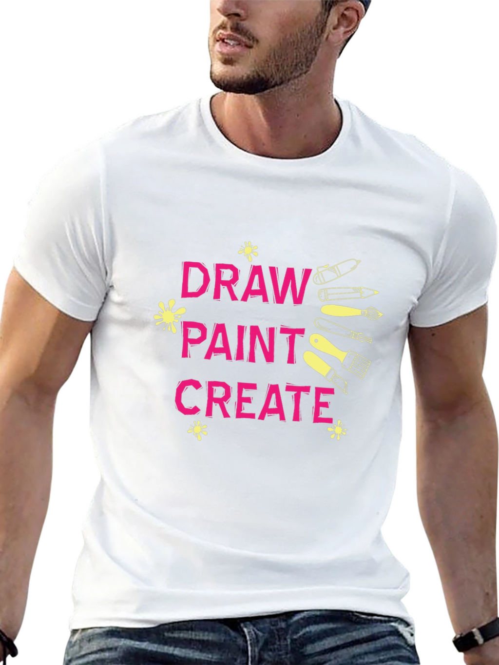 Draw Paint Create Graphic T-Shirt