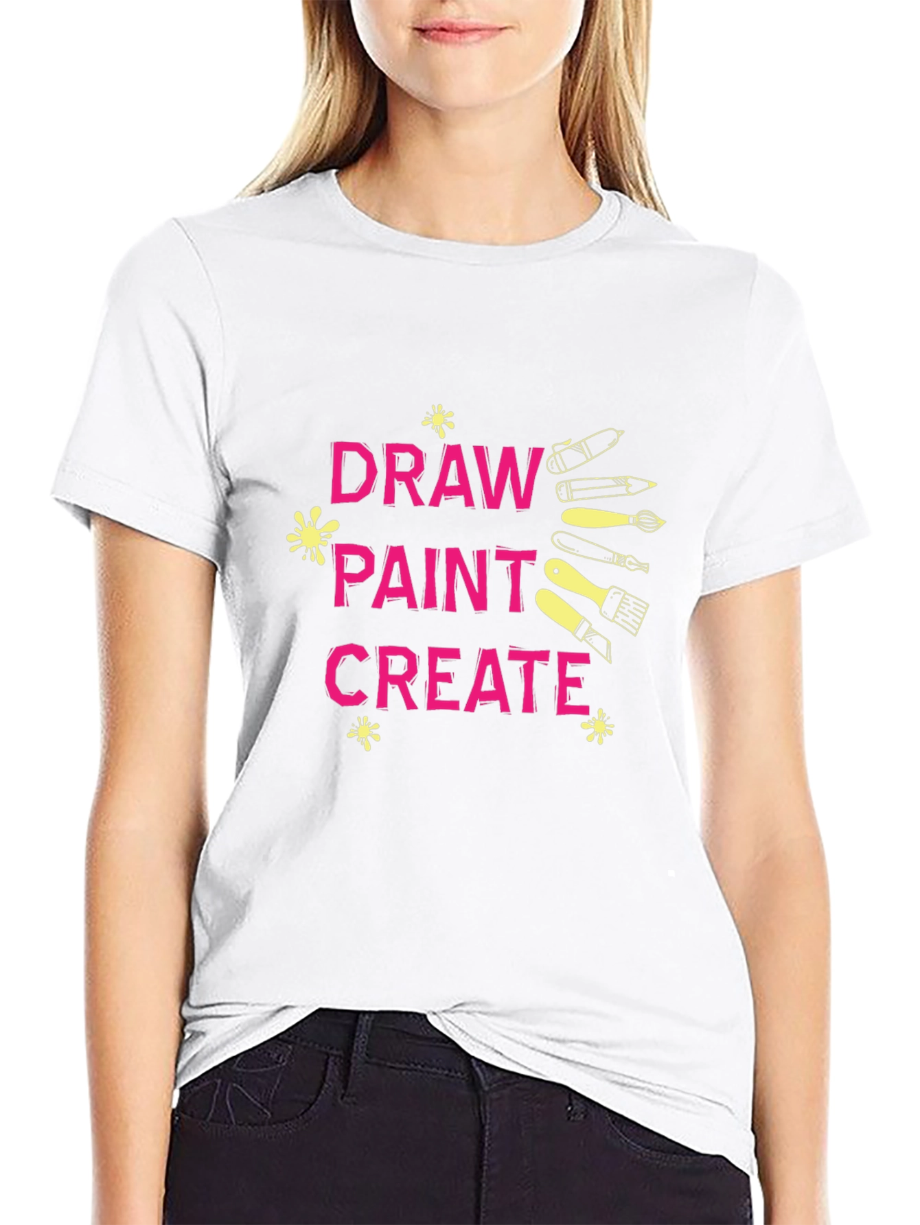 Draw Paint Create Graphic T-Shirt
