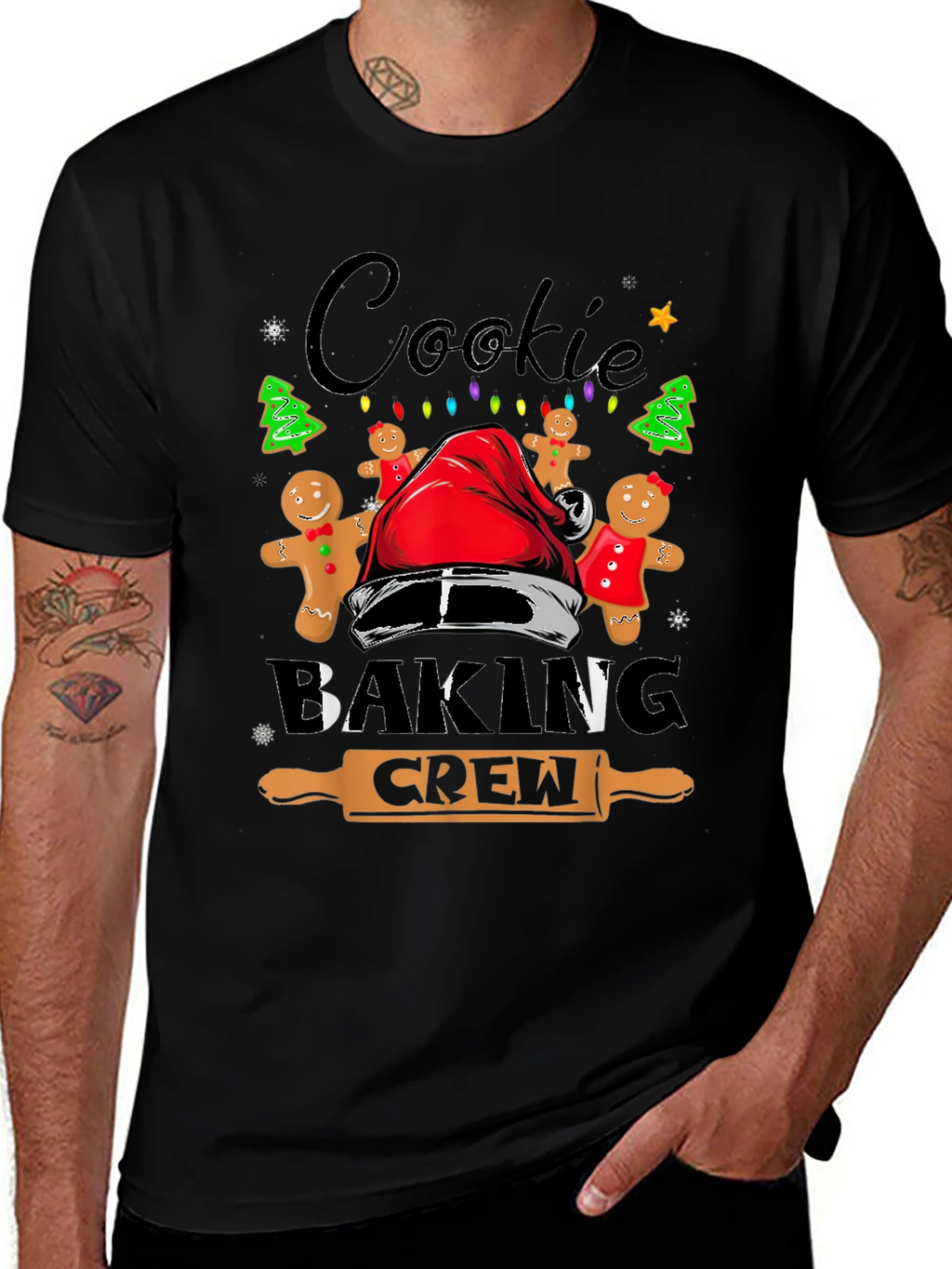 Cookie Baking Crew Christmas T-Shirt