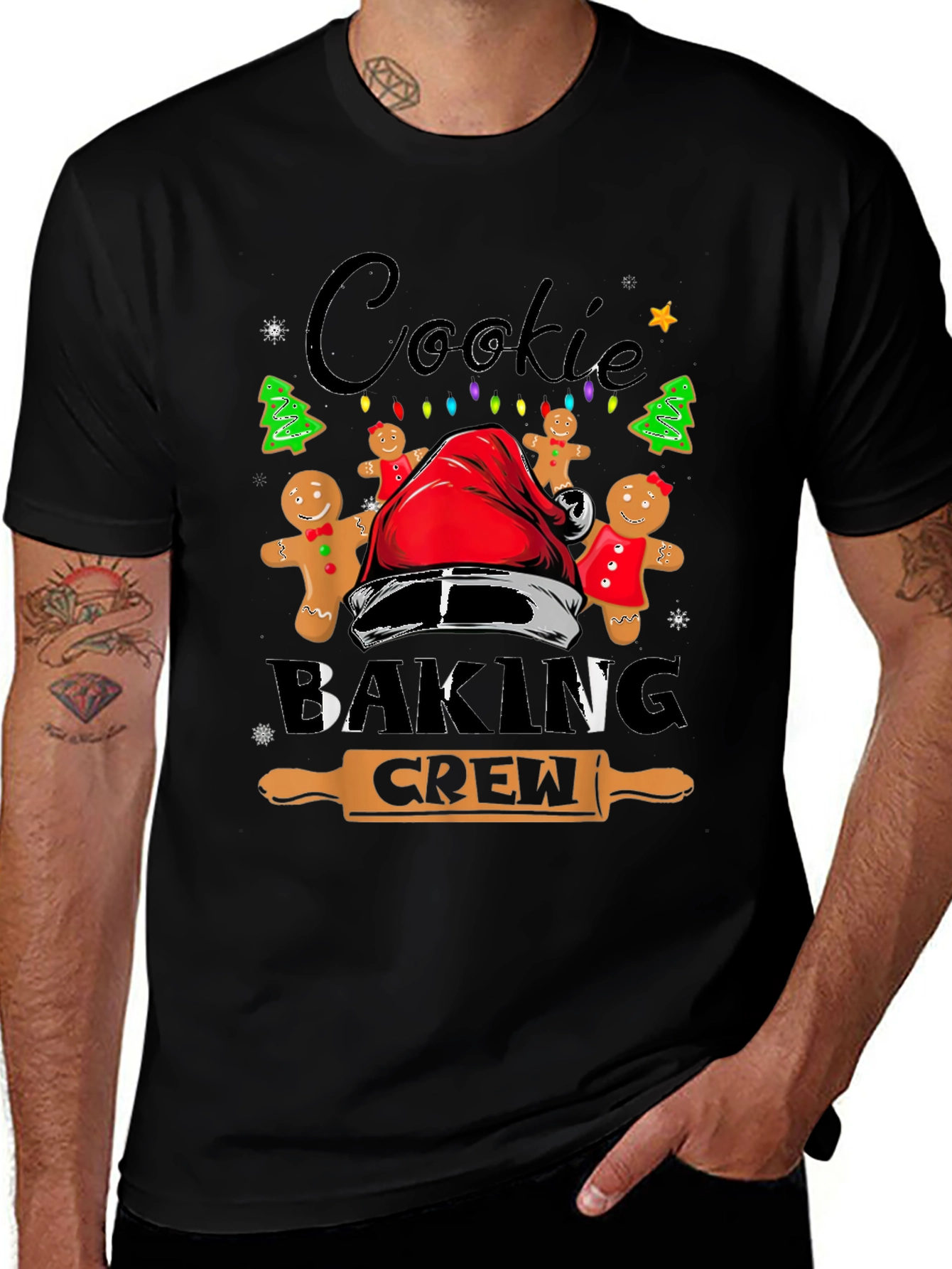 Cookie Baking Crew Christmas T-Shirt