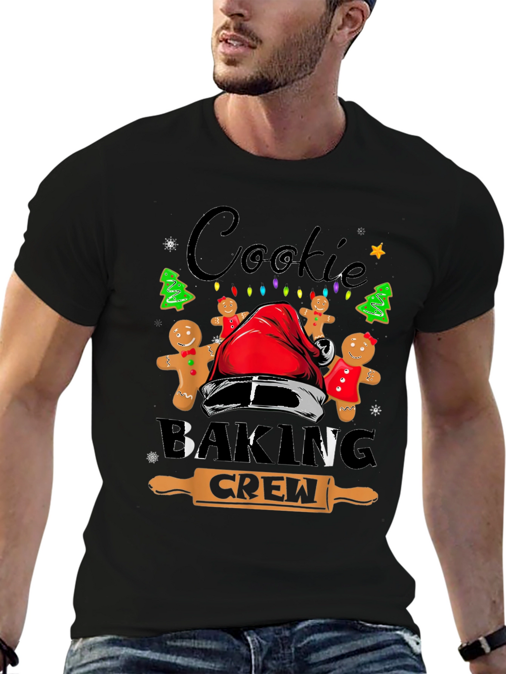 Cookie Baking Crew Christmas T-Shirt