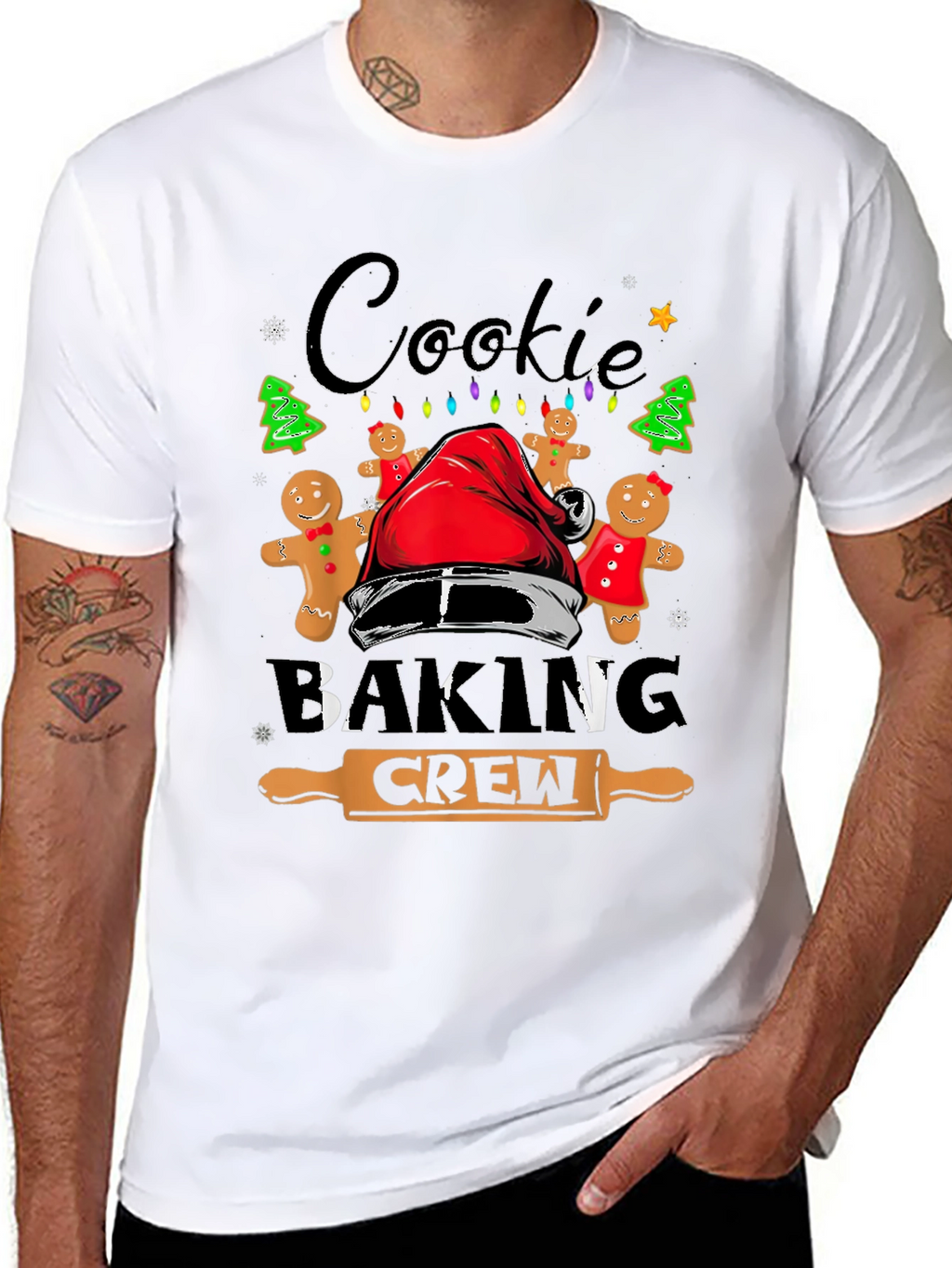 Cookie Baking Crew Christmas T-Shirt