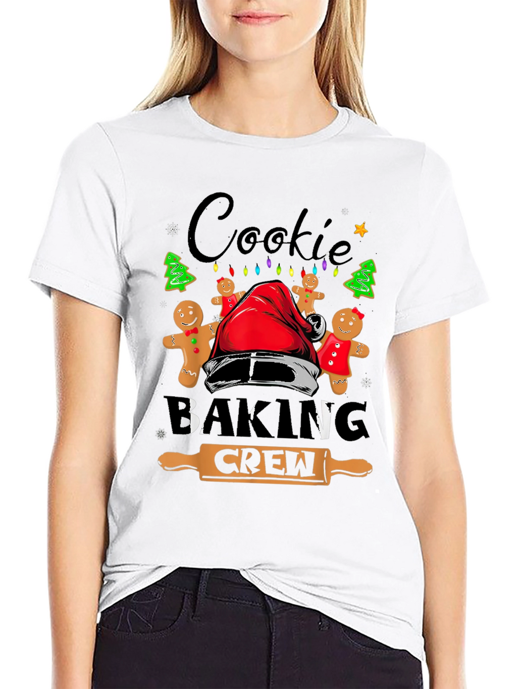 Cookie Baking Crew Christmas T-Shirt