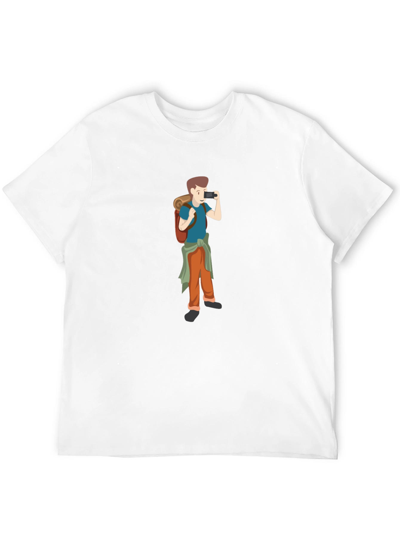Black T-Shirt with Photographer Graphic