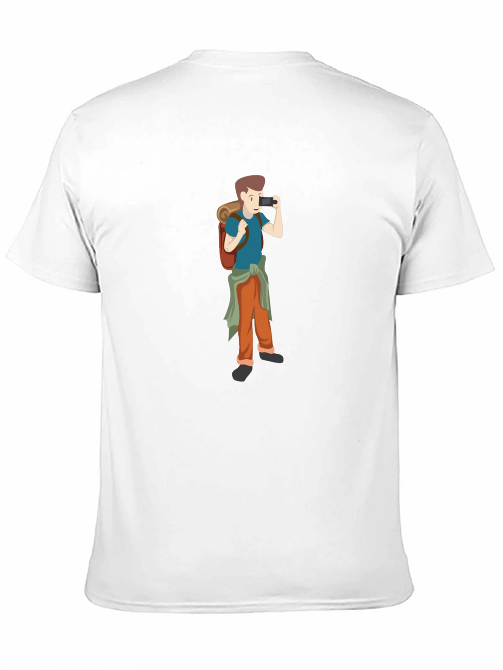 Black T-Shirt with Photographer Graphic