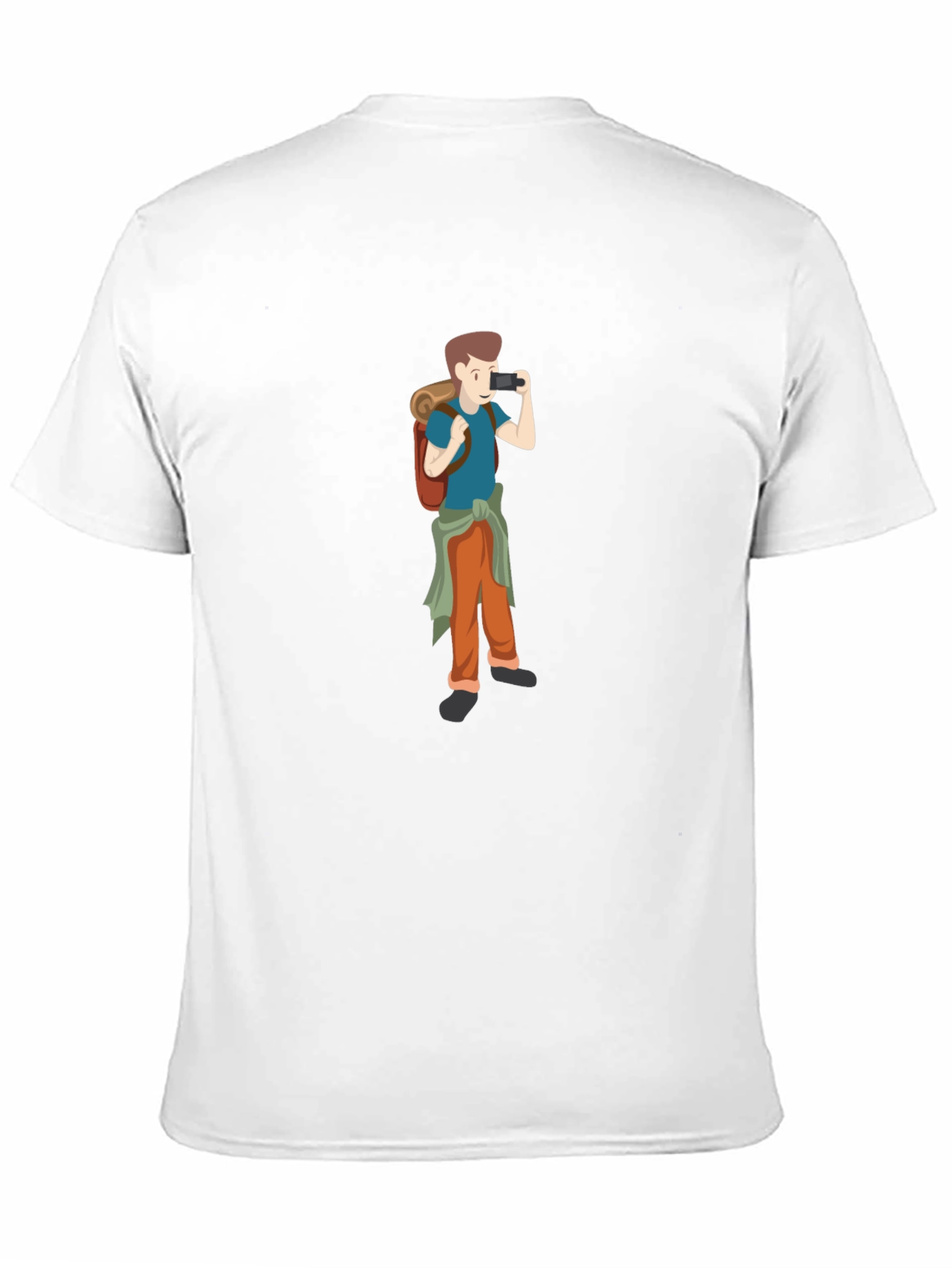 Black T-Shirt with Photographer Graphic
