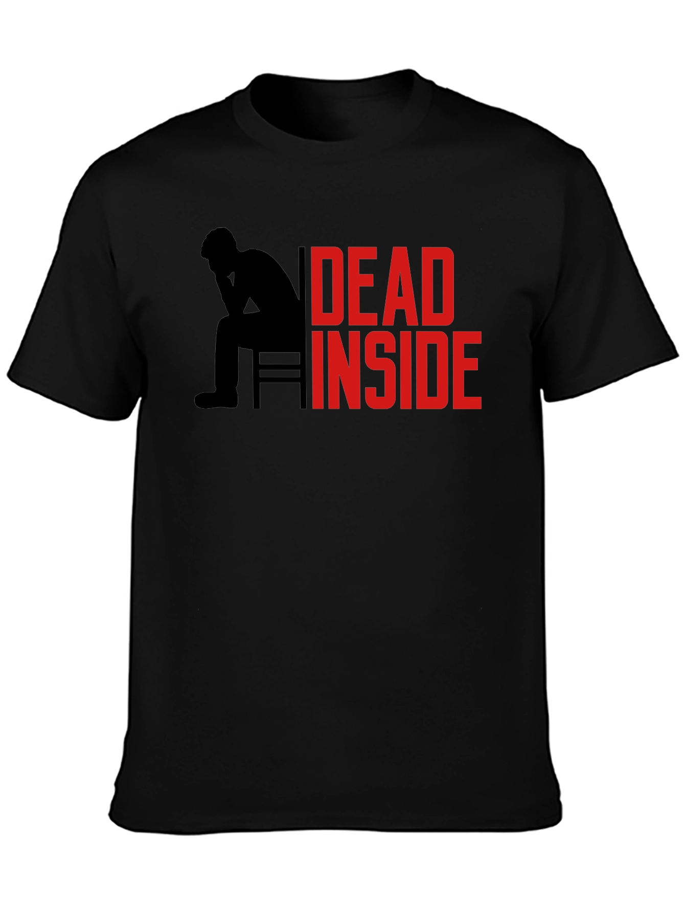 Dead Inside Graphic Tee - Mens Black T-Shirt
