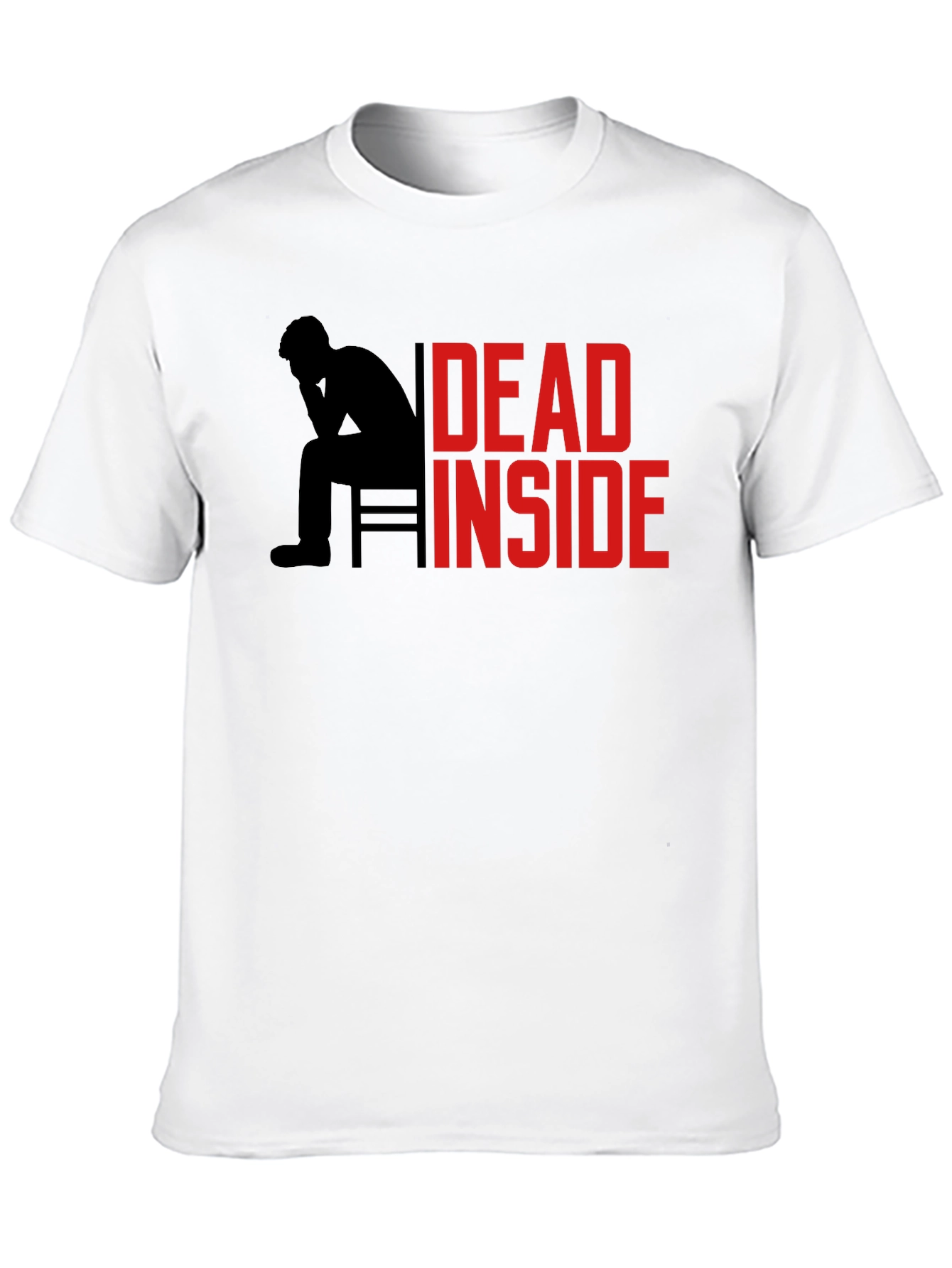 Dead Inside Graphic Tee - Mens Black T-Shirt