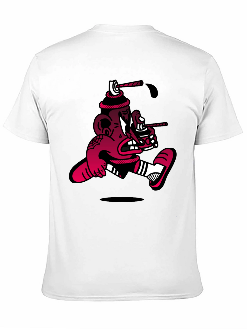 Cartoon Spray Can T-Shirt