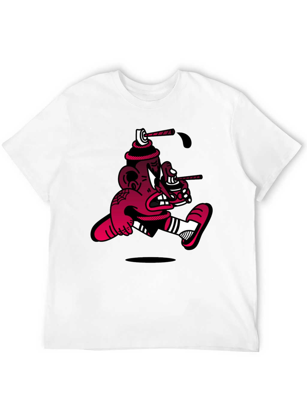 Cartoon Spray Can T-Shirt