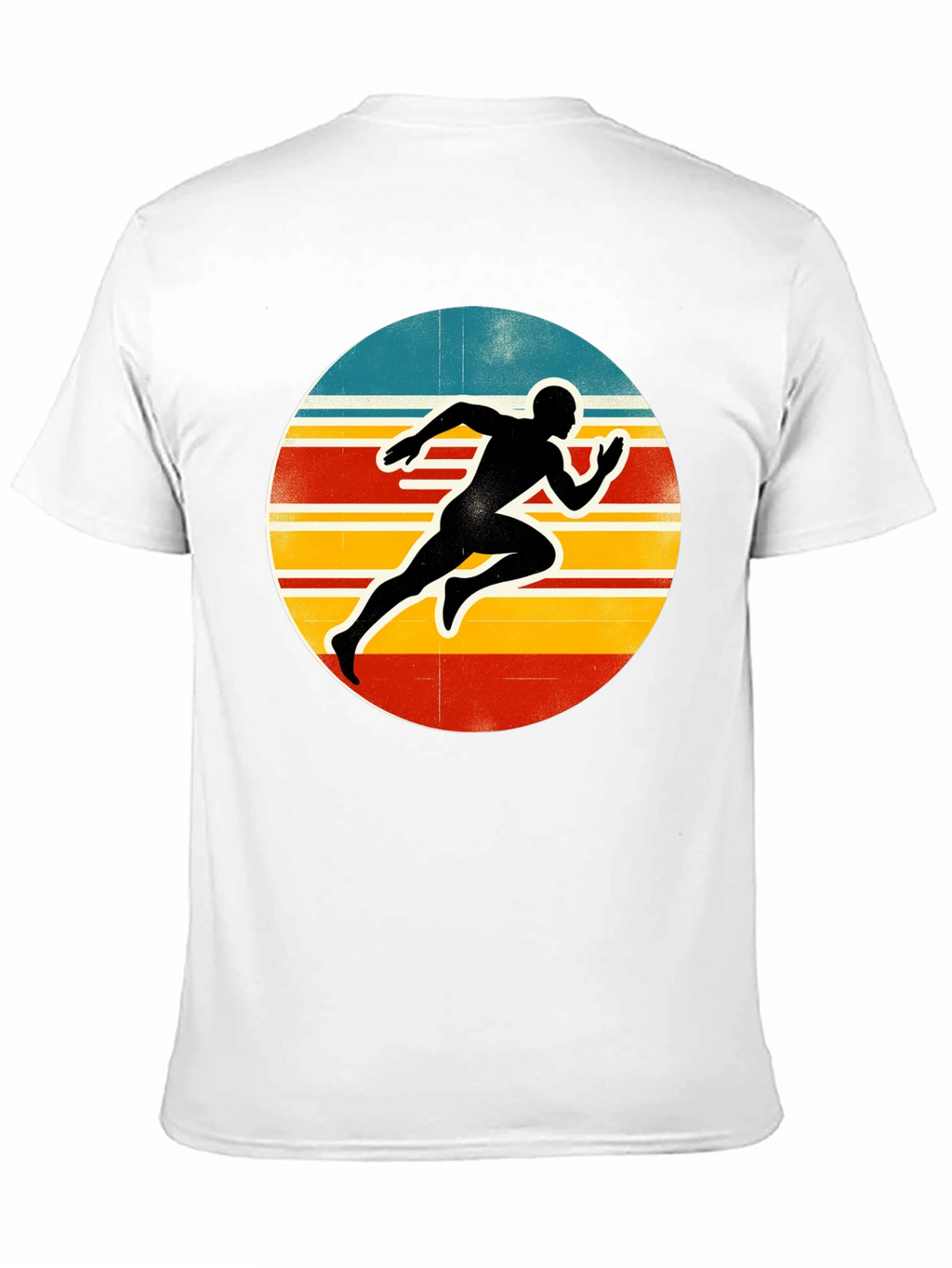 Retro Runner Graphic Tee - Black