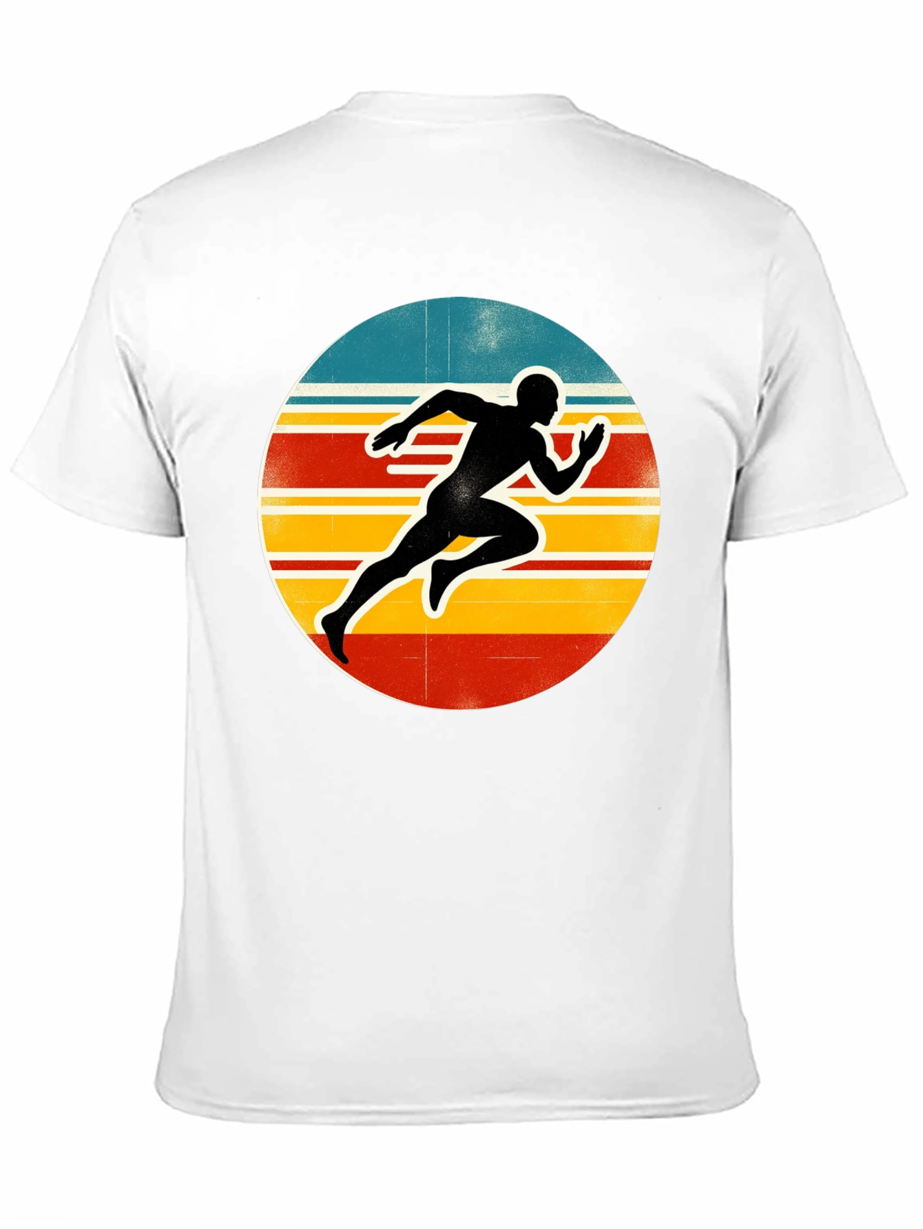 Retro Runner Graphic Tee - Black