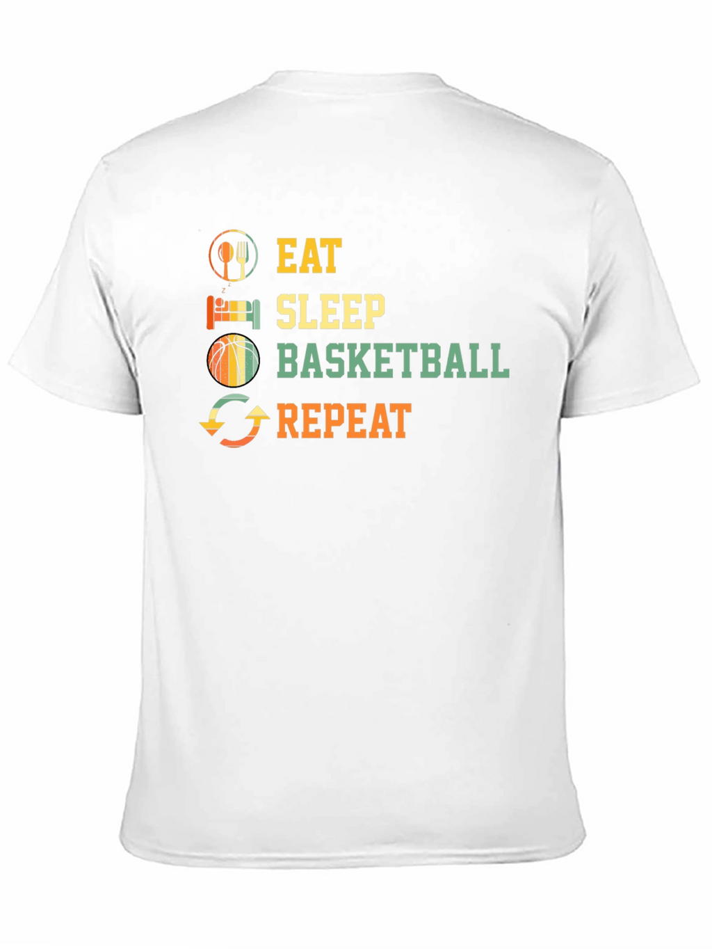 Eat Sleep Basketball Repeat T-Shirt