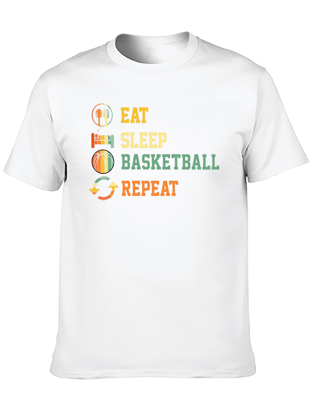 Eat Sleep Basketball Repeat T-Shirt