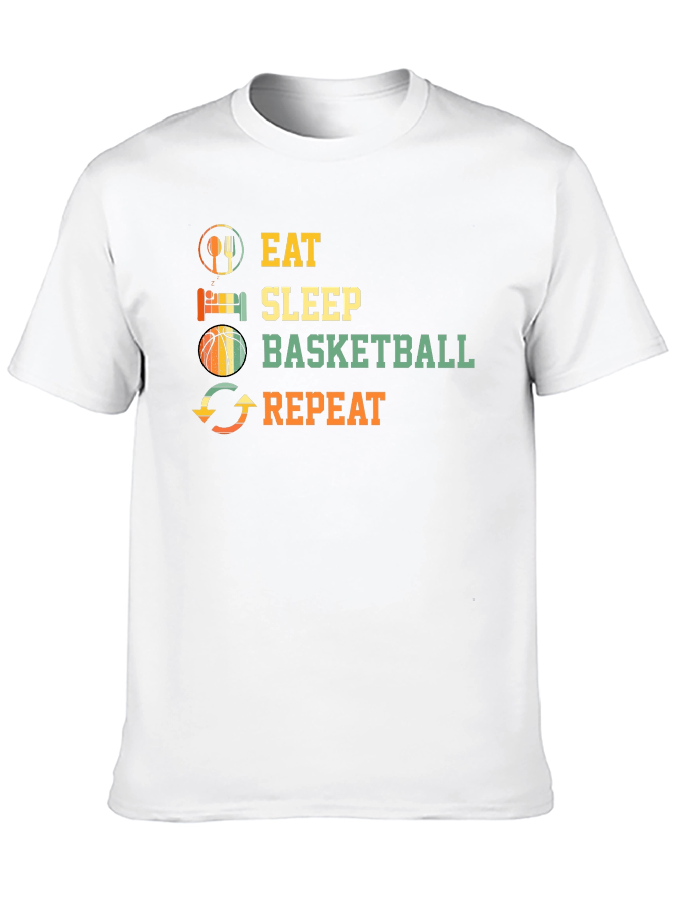 Eat Sleep Basketball Repeat T-Shirt