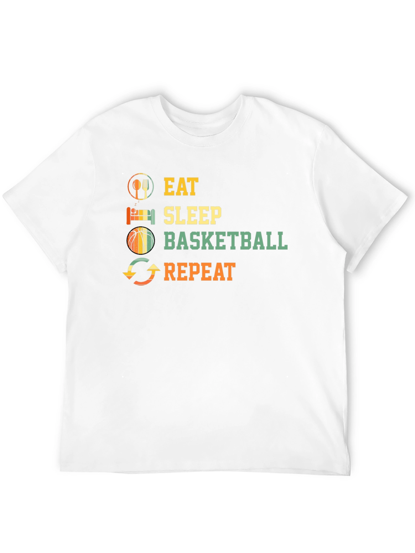 Eat Sleep Basketball Repeat T-Shirt