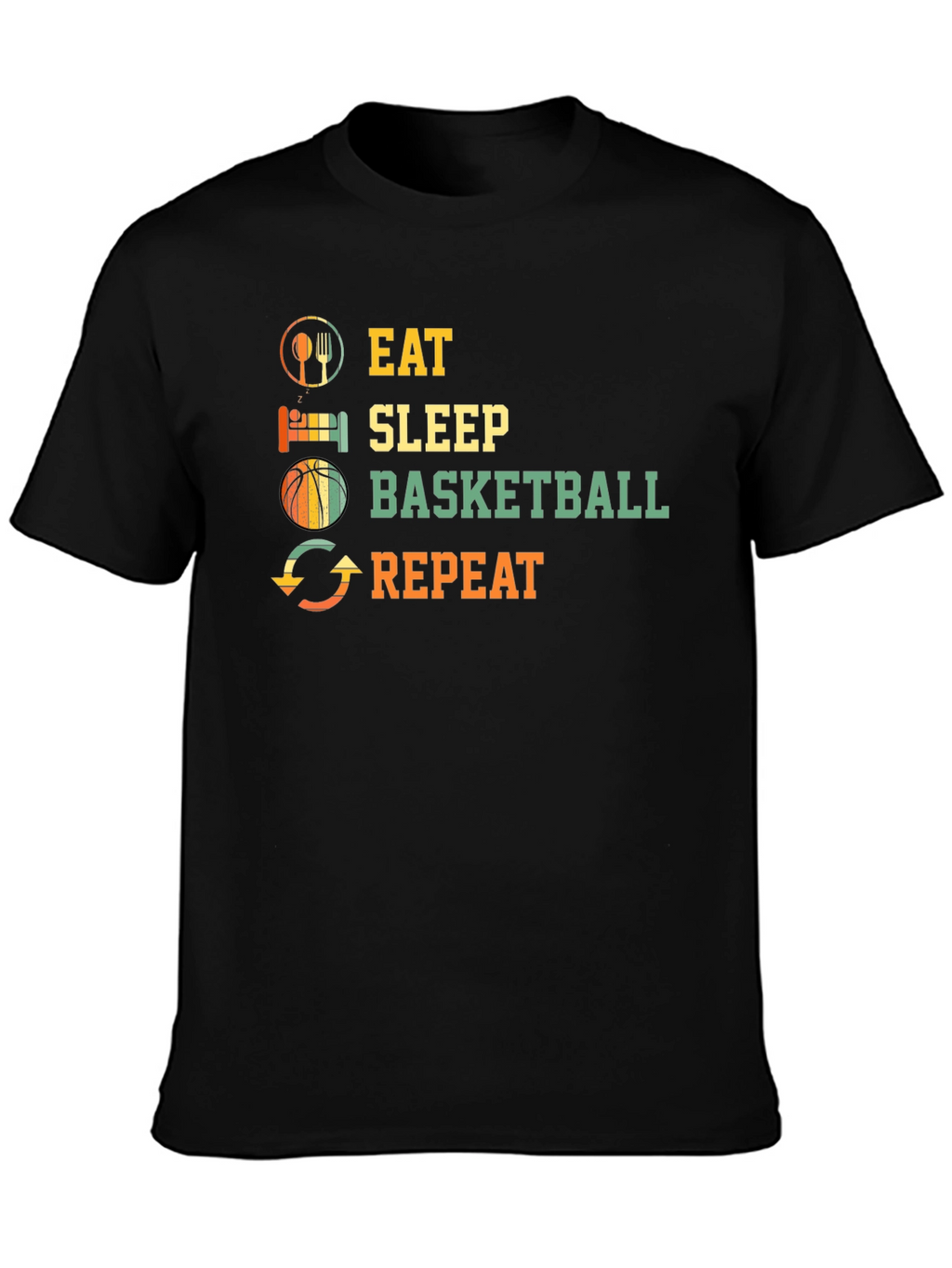 Eat Sleep Basketball Repeat T-Shirt