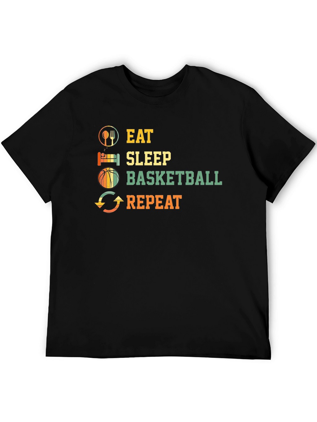 Eat Sleep Basketball Repeat T-Shirt