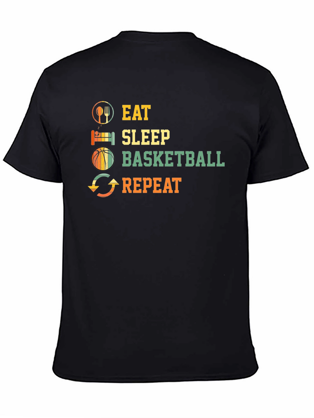 Eat Sleep Basketball Repeat T-Shirt