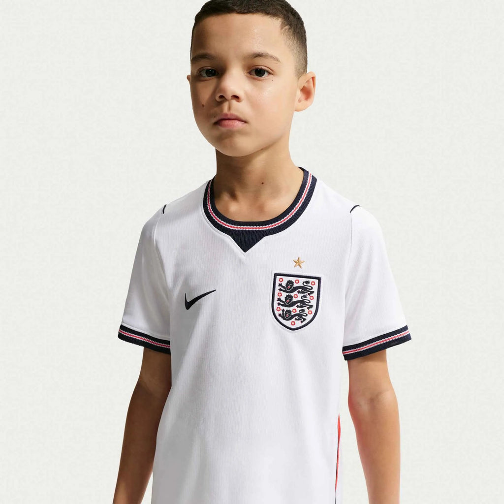 2026 England Youth Stadium Home Soccer Jersey (Custom)