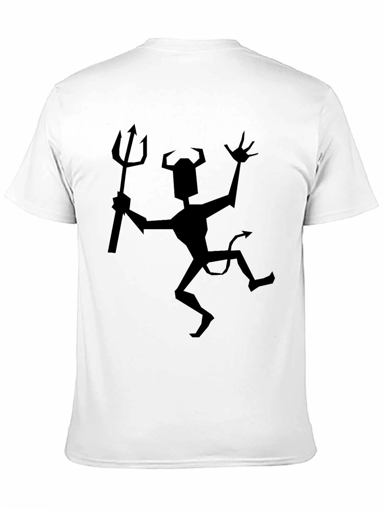 Devil Silhouette Black Graphic Tee