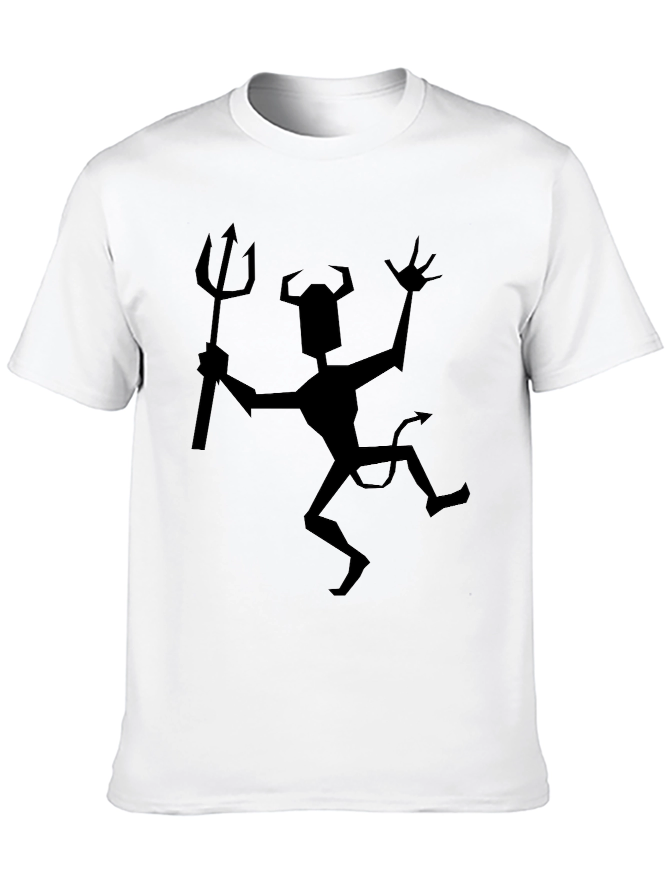 Devil Silhouette Black Graphic Tee