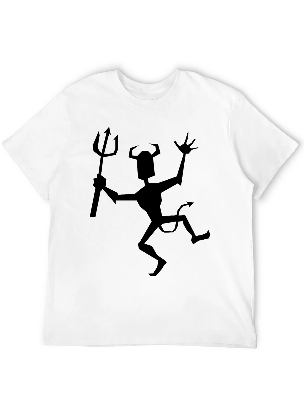 Devil Silhouette Black Graphic Tee