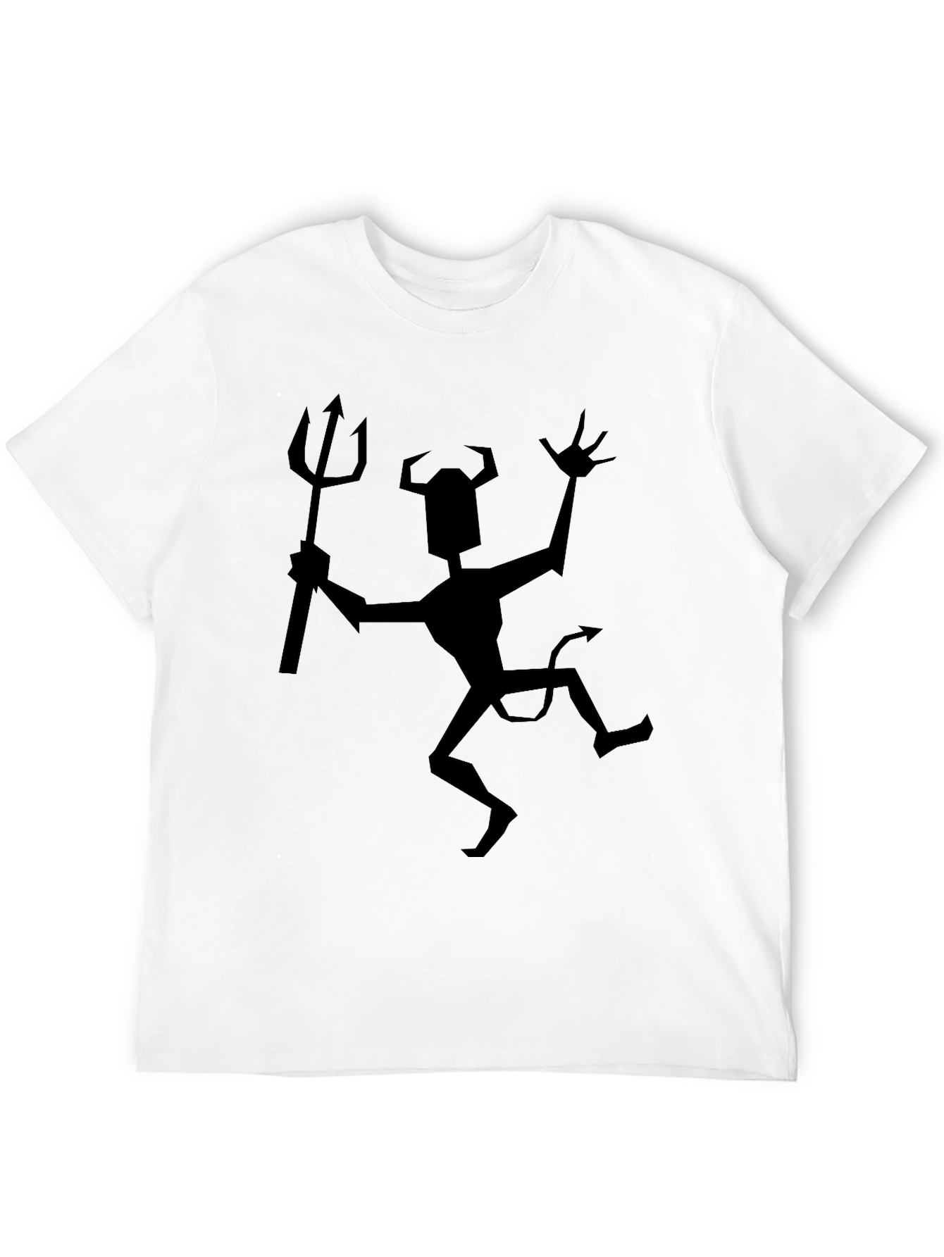 Devil Silhouette Black Graphic Tee