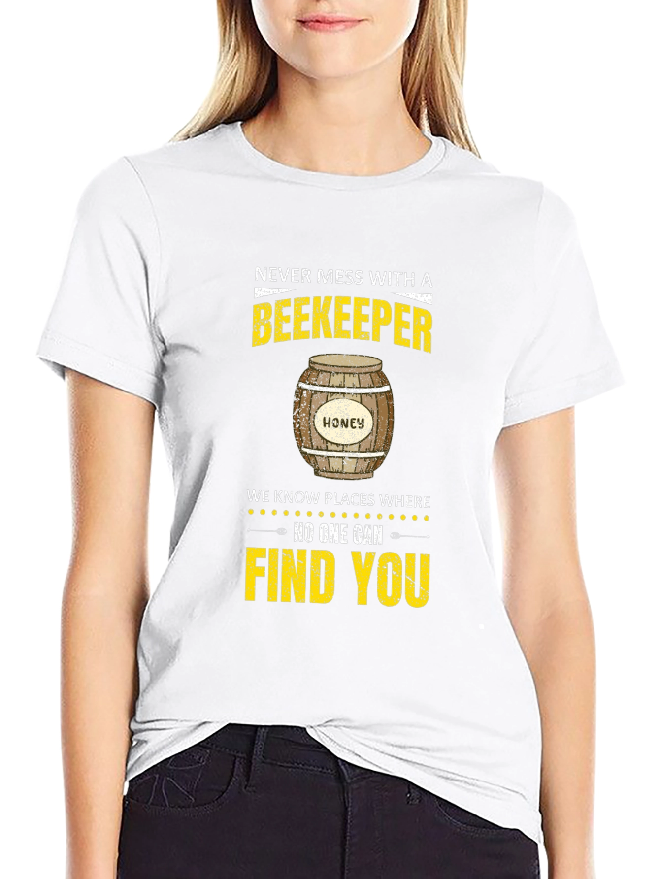 Beekeeper T-Shirt: Never Mess With A Beekeeper Tee