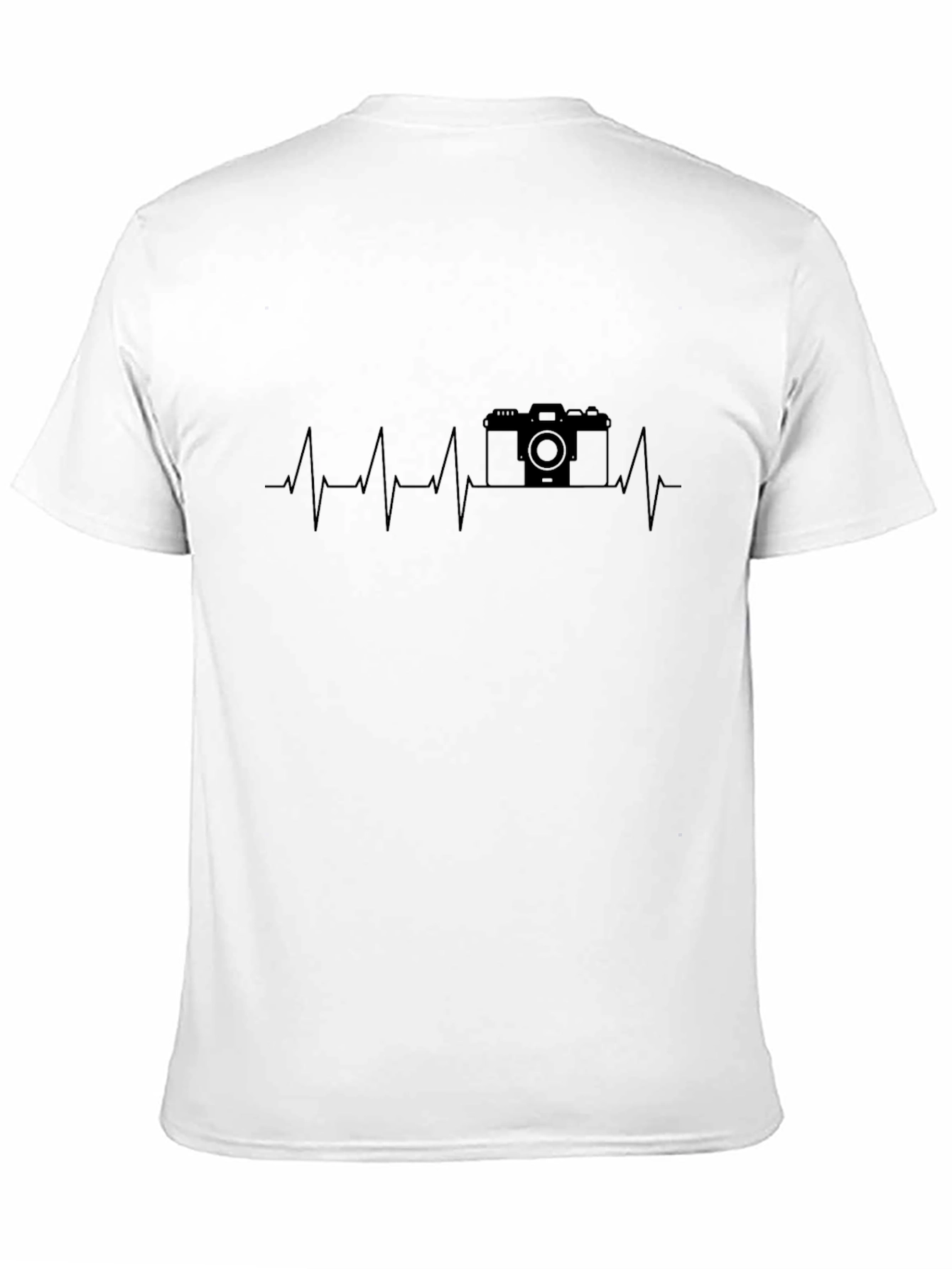 Camera Heartbeat Graphic Tee - Photographer Gift