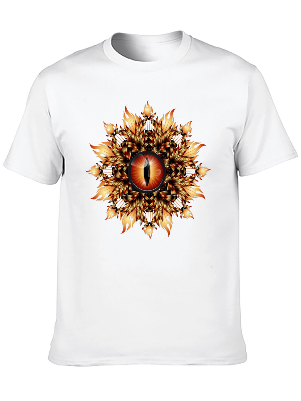 Fiery Eye Graphic T-Shirt - Black