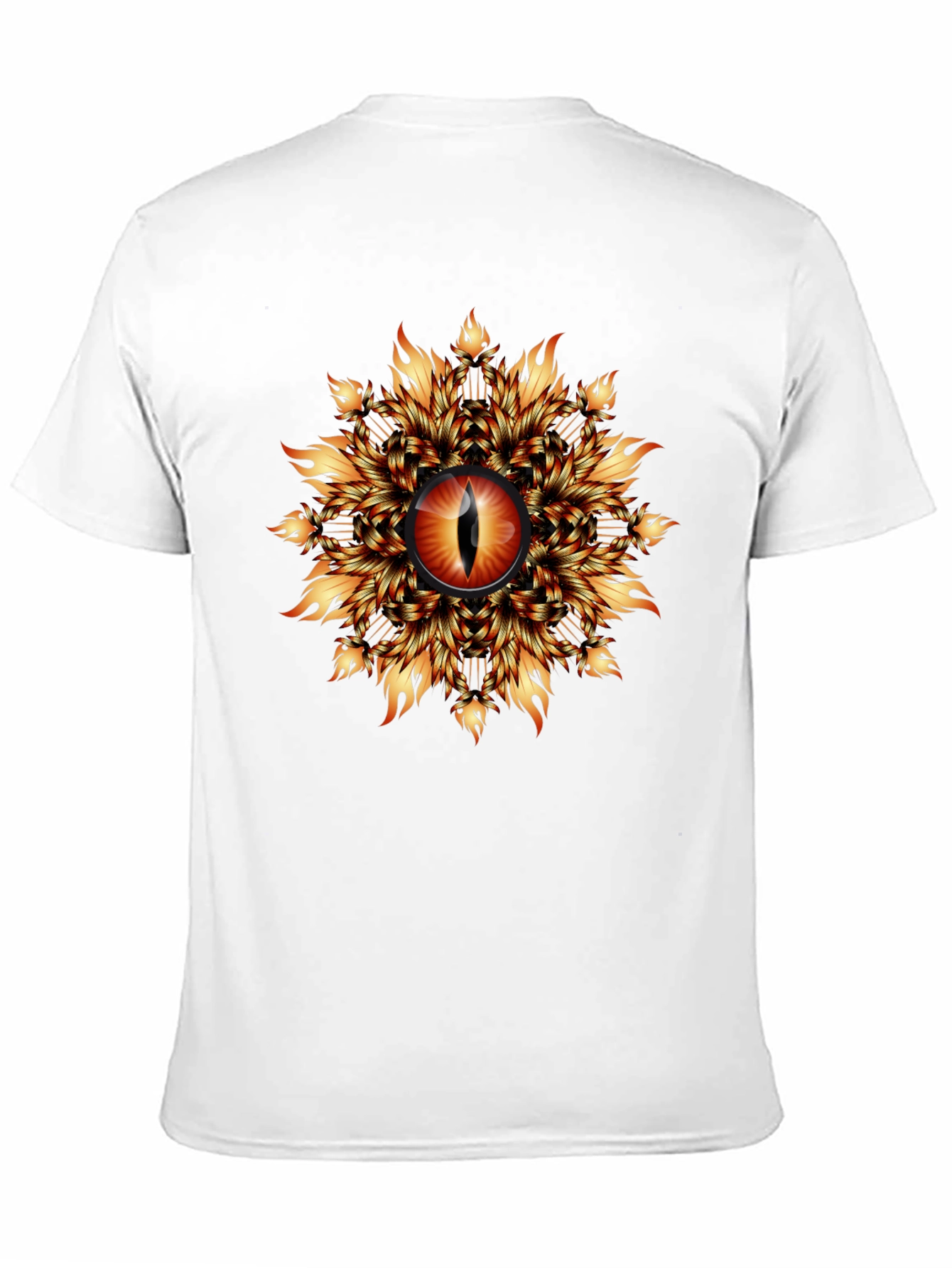 Fiery Eye Graphic T-Shirt - Black