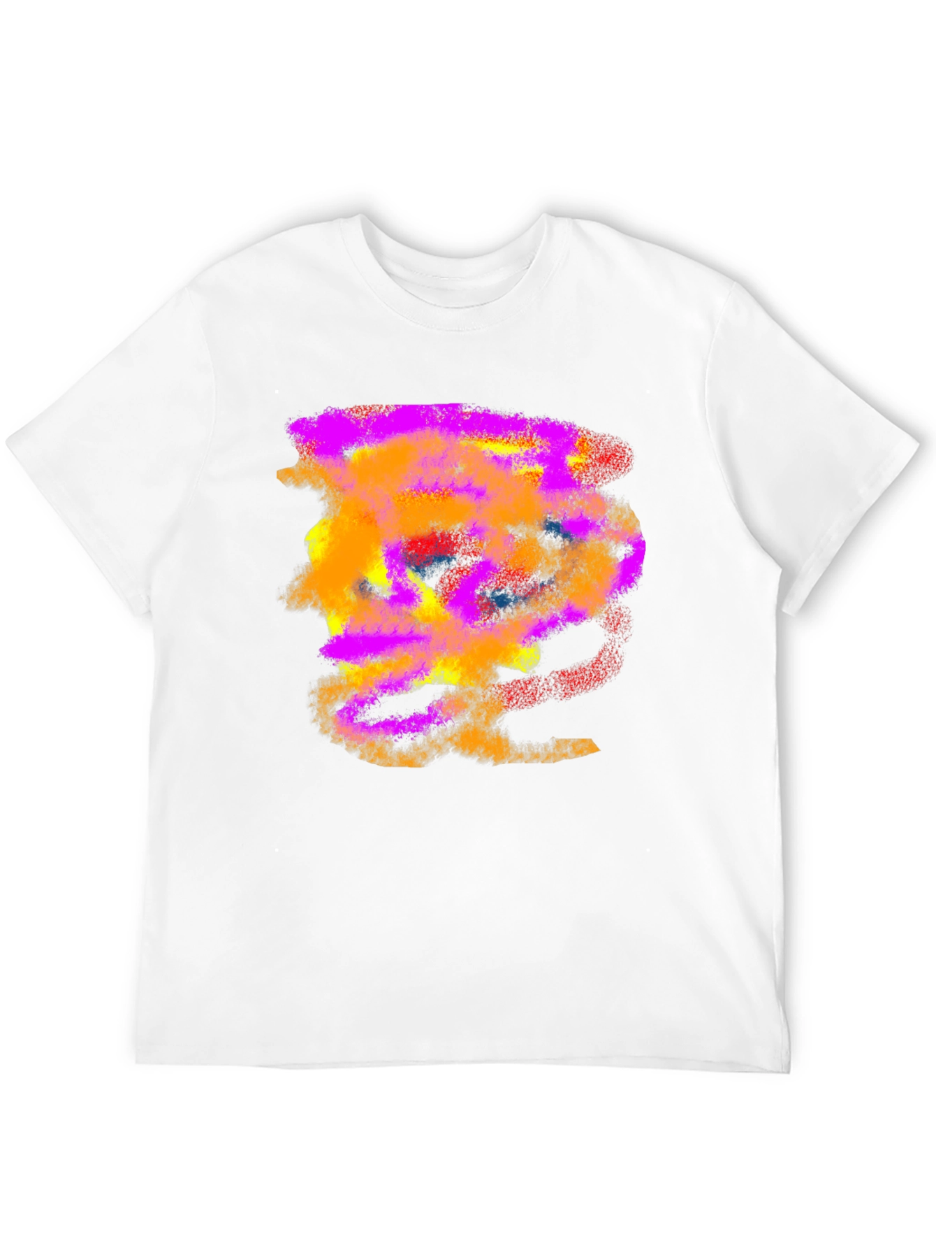 Abstract Art Black T-Shirt for Men