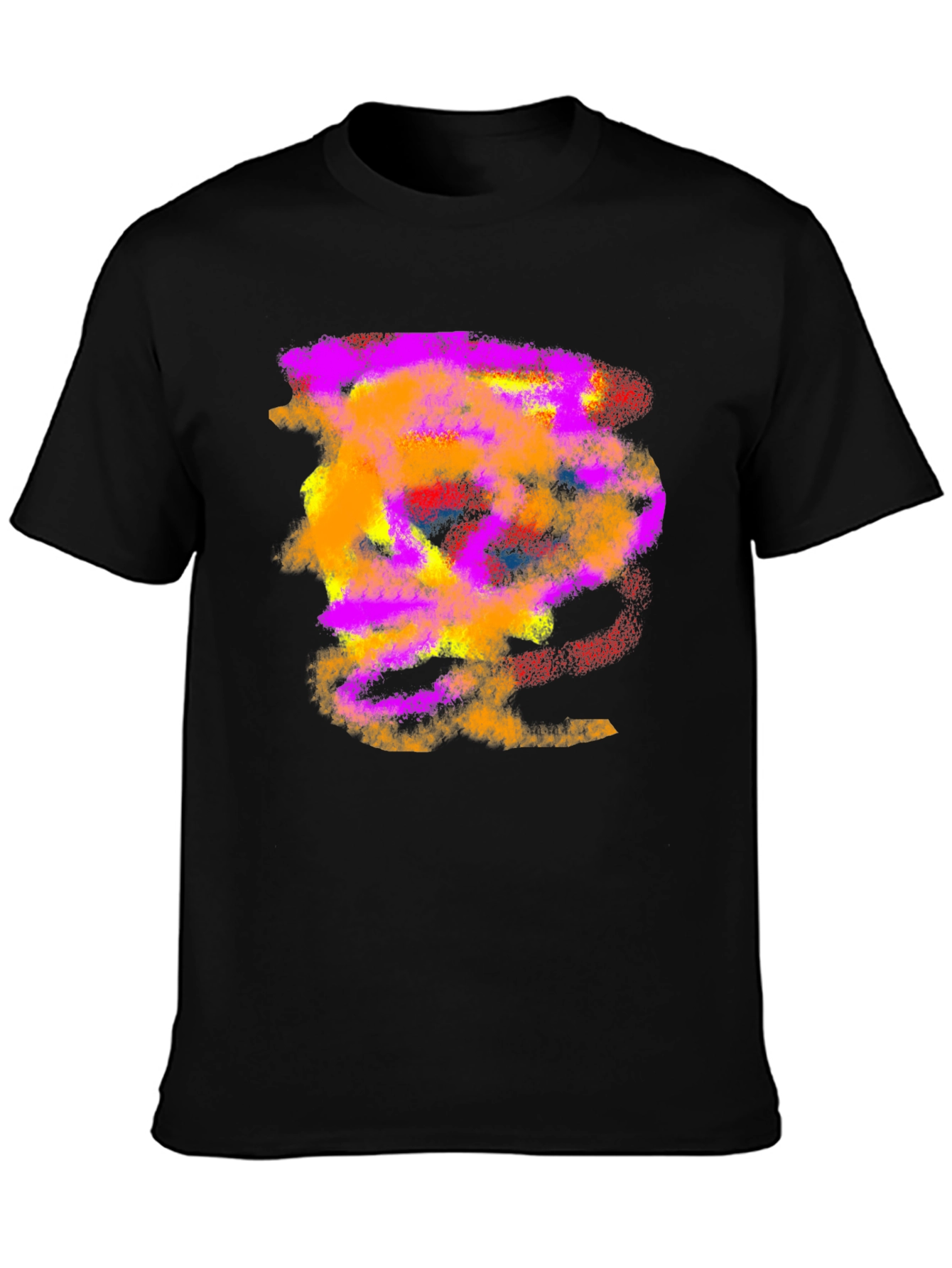Abstract Art Black T-Shirt for Men