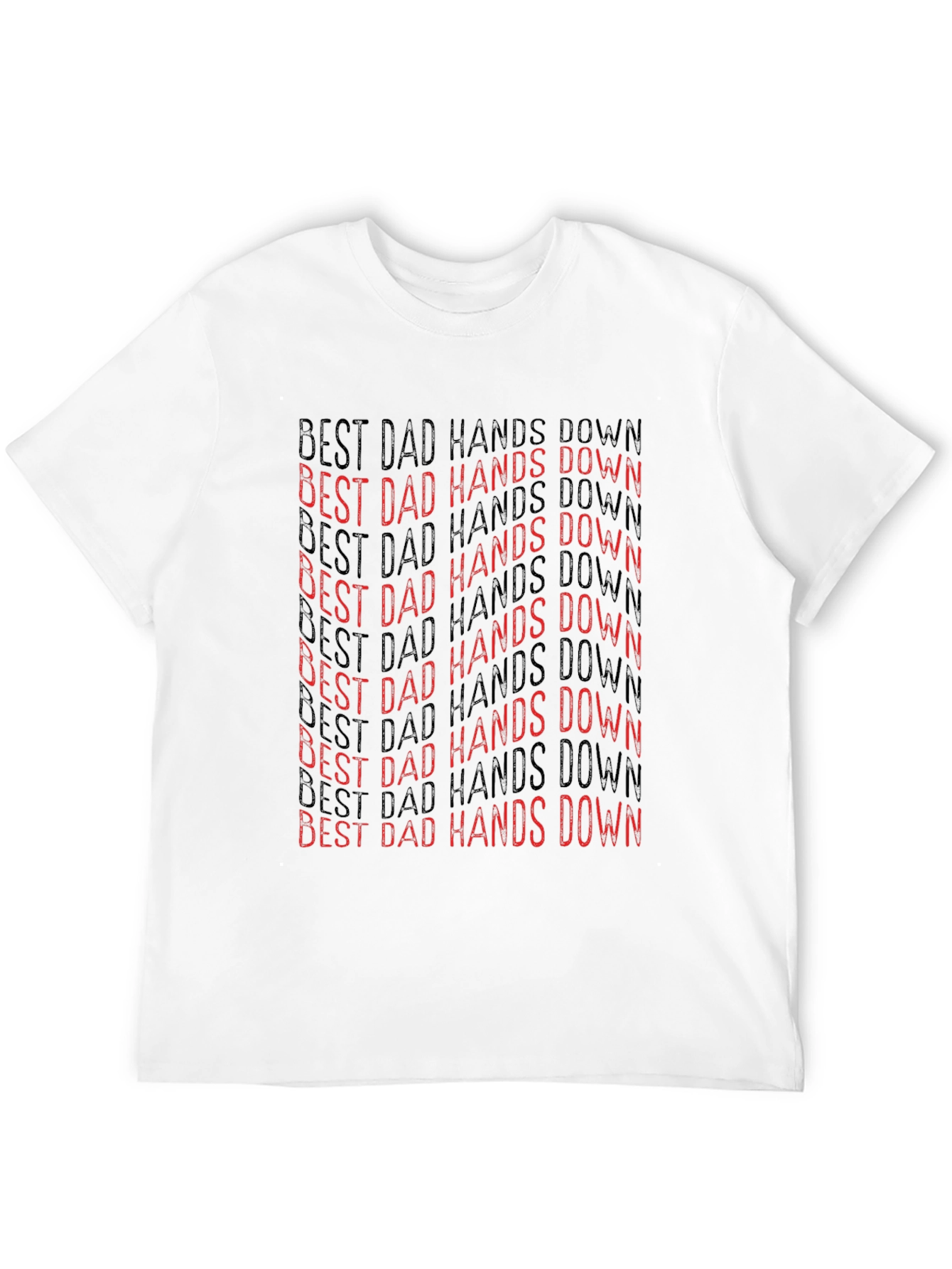 Best Dad Hands Down Graphic Tee