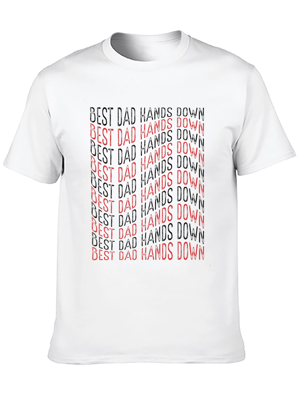 Best Dad Hands Down Graphic Tee