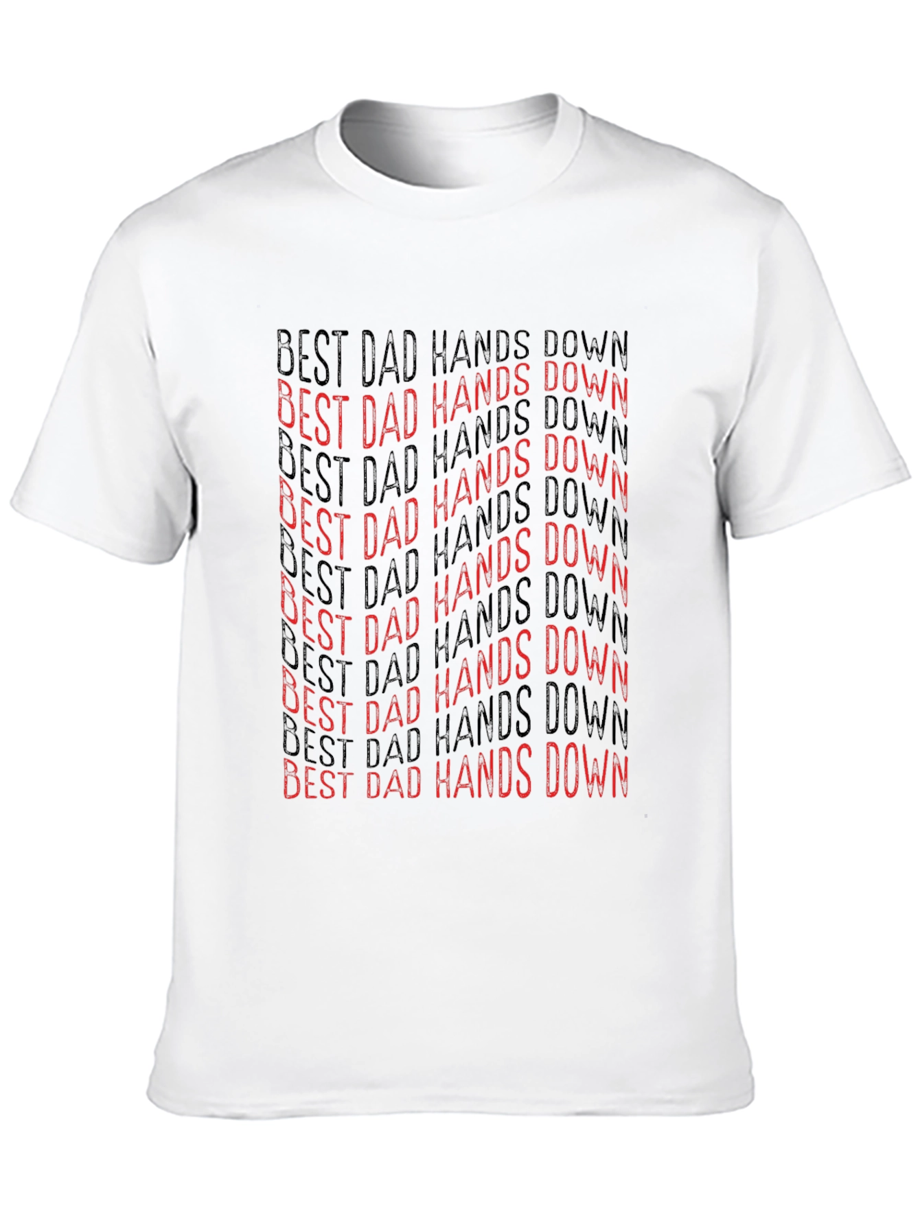 Best Dad Hands Down Graphic Tee