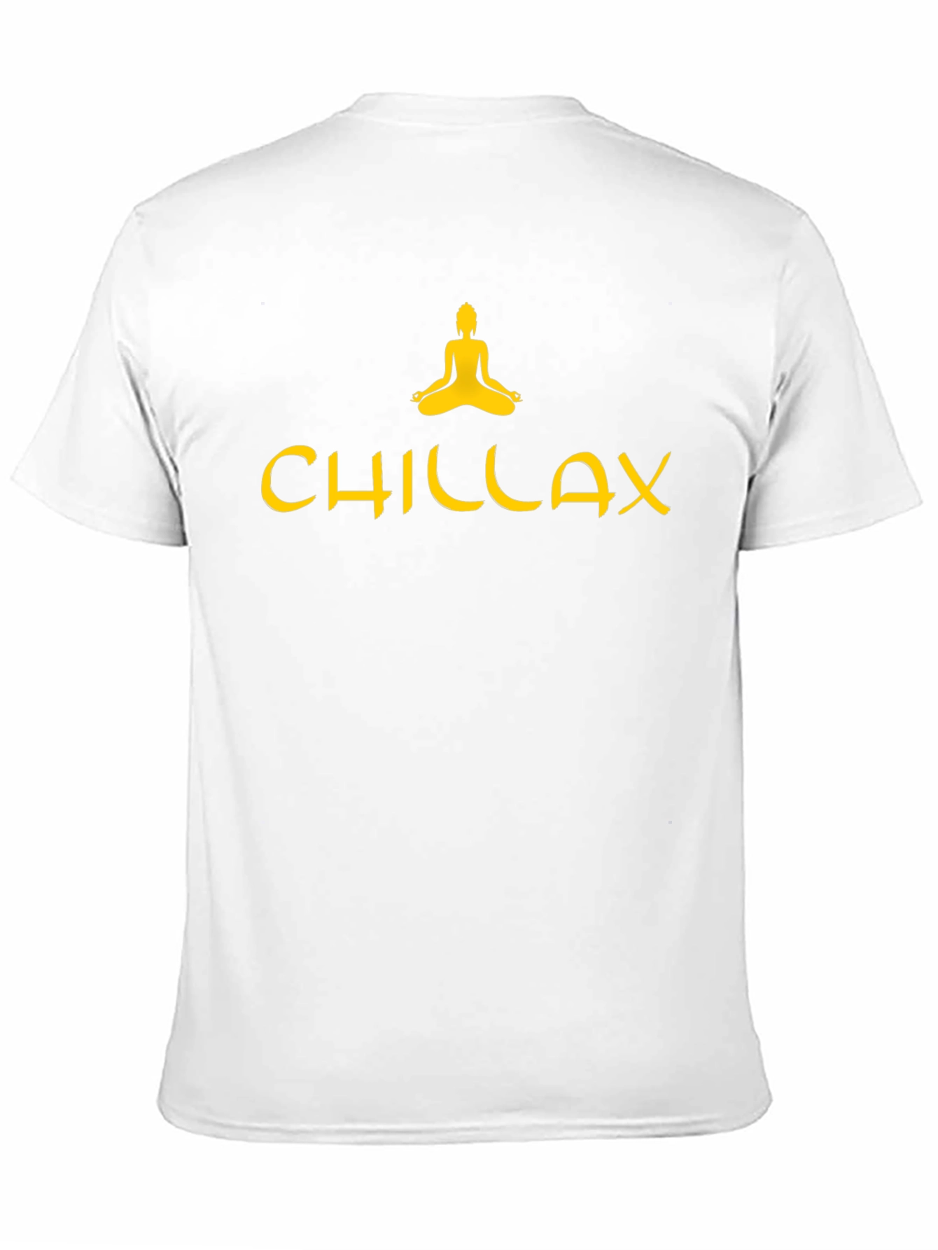 Chillax Graphic Tee - Relaxed Fit Black T-Shirt