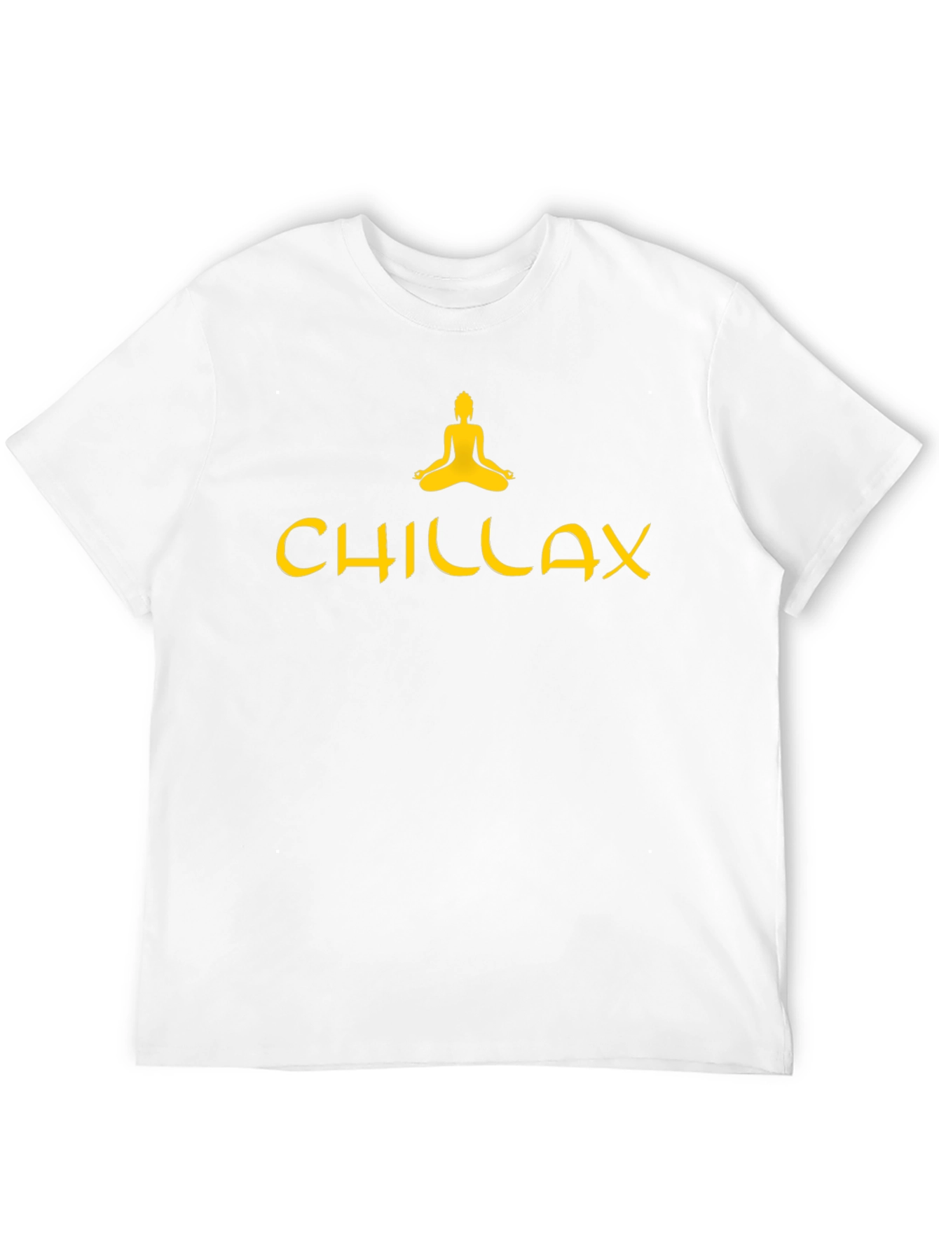 Chillax Graphic Tee - Relaxed Fit Black T-Shirt