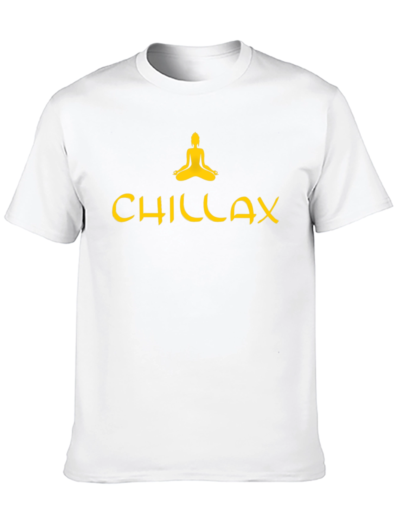 Chillax Graphic Tee - Relaxed Fit Black T-Shirt