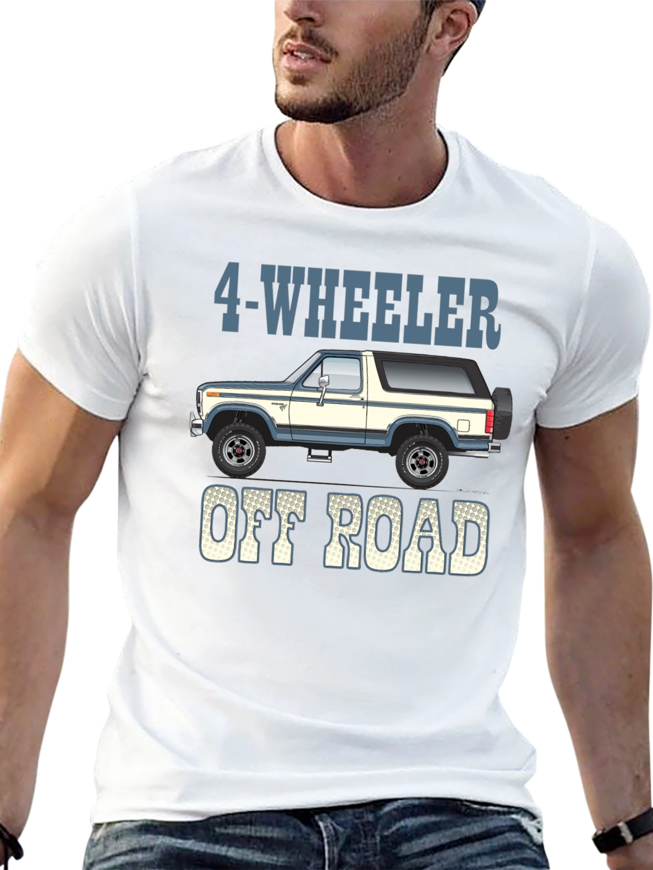 4-Wheeler Off Road T-Shirt - Bronco Style