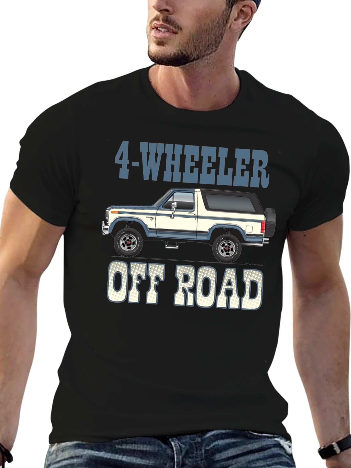 4-Wheeler Off Road T-Shirt - Bronco Style