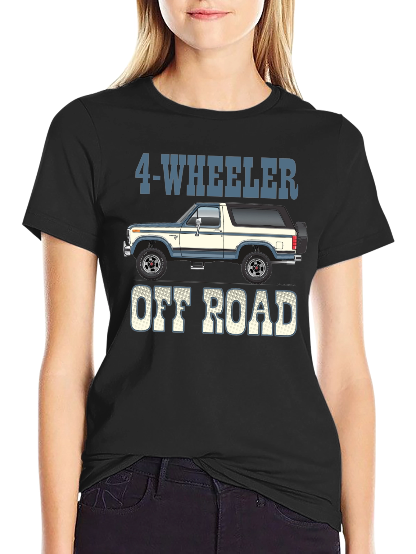 4-Wheeler Off Road T-Shirt - Bronco Style
