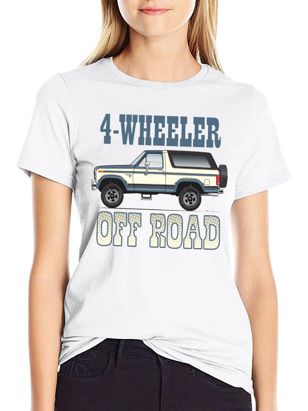 4-Wheeler Off Road T-Shirt - Bronco Style
