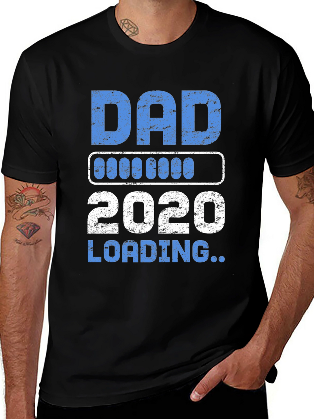 Dad 2020 Loading T-Shirt New Parent Gift