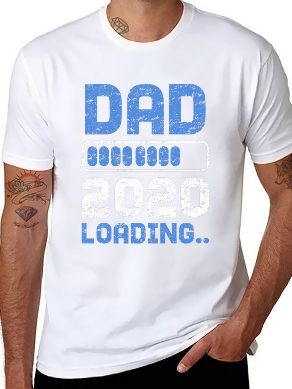 Dad 2020 Loading T-Shirt New Parent Gift