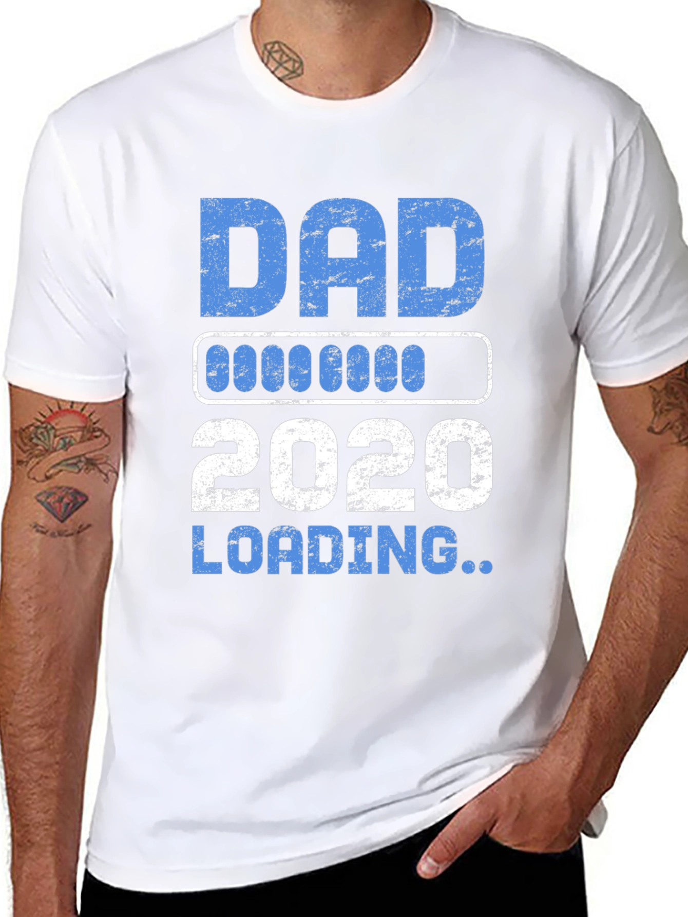 Dad 2020 Loading T-Shirt New Parent Gift